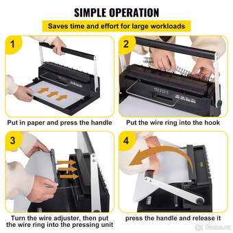 Vázací stroj hřebenový se 34 otvory - 6