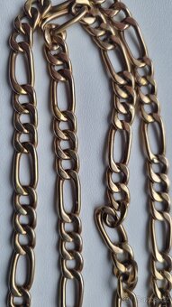 Pánský zlatý  řetízek - 6