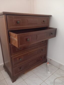 Psací stůl America + komoda - 6