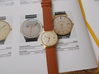oblibene zlacene hodinky prim 17 jewels pyžamo rok 1985 - 6
