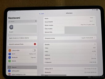 Nový iPad Pro 11” (2024) 256GB, M4, vesmírně černý - 6