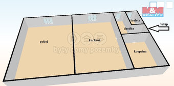 Pronájem bytu 1+1, 39 m², Jindřichův Hradec, ul. Schwaigrova - 6
