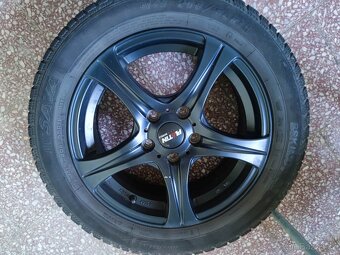 Platin P68 FullBlack 6,5x16 5x114 ET45 – sada kol s pneumati - 6