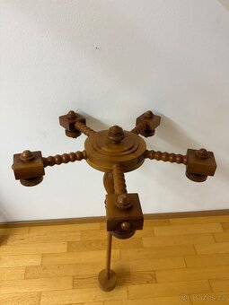 Dřevěný lustr - 6