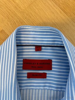 Pruhovaná košile modrobílá - 6