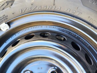 Sada plech=4x100=TOYOTA/MAZDA=s pneu i bez=175/65 R14 - 6