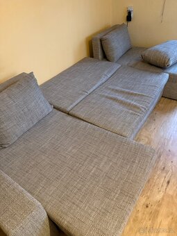 Velká rozkládací pohovka s polštáři - 6