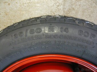 Nové Dojezdové kolo Fiat - 135 80 R14 - 4x98x58,1 - - - 6