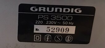 JAPONSKÝ GRAMOFON GRUNDIG PS 3500 /TECHNICS (ROK 1980) PLNÝ - 6