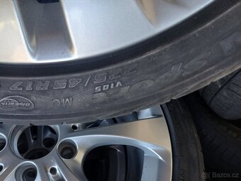 KRÁSNÁ ALU KOLA + PNEU MERCEDES 5X112 R17 - 6