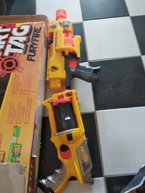 Sada Nerf Darth Tagg 2 pistole,vesty, brýle,náboje+2 Nerf - 6
