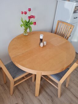 IKEA stůl Bjursta masiv + dýha - 6