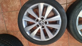 Alu kola Vw 17 5x112 disky R17 Volkswagen originál elektrony - 6