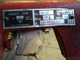 Pluh oboustranný APH 352 na VARI + těleso ocel - 6