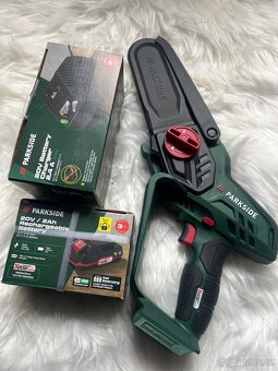 Pila řetězová Parkside AKU - komplet SET - Nová - 6