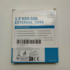 HDD box (SATA SSD kryty) pro 2,5" disky - 6