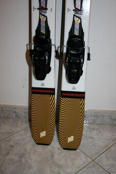 lyže K2 130 cm , mindbender , lyžaky rossignol 39 - 6