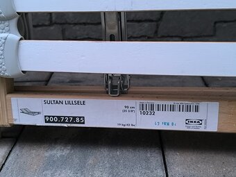 Prodám polohovací rošty IKEA 90cm x 200cm - 6