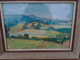 Pěkný starý obraz - akad.malíř J.F.Solan - 6