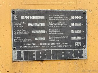 Nakladač Libher L 580 - 6