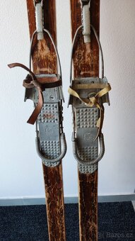 Historické sjezdové lyže 190 cm - 6