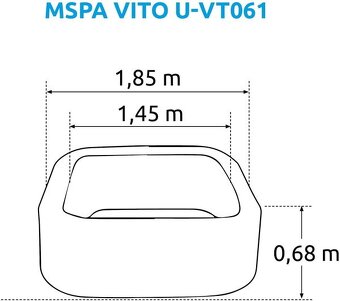 Vířivka VITO pro 6 osob - 6