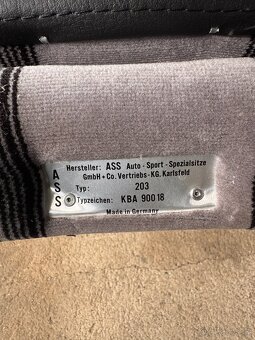 Sportovní sedadlo Ass - 6