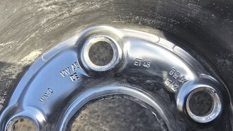 Plechové originální disky 5x112 R16 ET48 na Audi, VW, Škoda, - 6