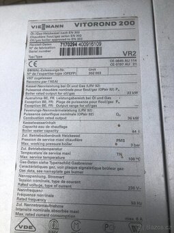 Prodám litinový kotel na olej 33 -36 Kw - 6