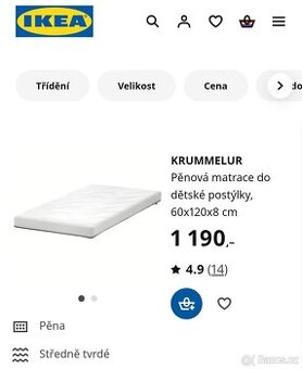 Postýlka s matrací a povlečením (v případě zájmu) - 6