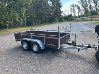 Bržděný přívěs Hapert, 2000 kg, 130x300 cm, nová stk - 6
