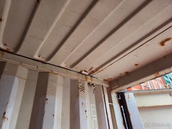 starší lodní kontejner 6m modrý - 6