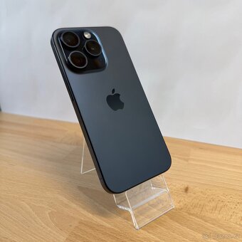 iPhone 15 Pro 128GB, 100% baterie, modrý, eSIM (rok záruka) - 6