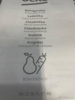 Nepoužitá vestavěná lednička Beko BCNA306E4SN - 6