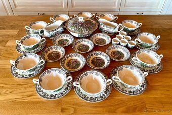 Starý krásný anglický porcelán 41 kusů (bez vady) - 6