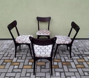 Designové jídelní židle J. Halabala - 6