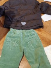 Dívčí bunda, kalhoty, svetřik, vesta, čepice 116 - 6