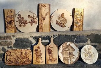Vypalování do dřeva ,prkénka, překližka (pyrografie) - 6