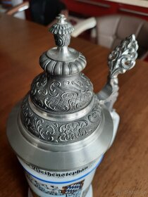 porcelánový pivní korbel , nejstarší pivovar na světě - 6
