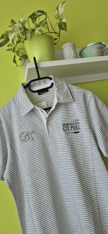 Proužkované polo tričko - 6