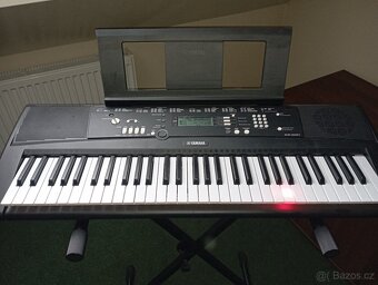 Prodám zcela nové klávesy YAMAHA se stojanem a židlí. - 6