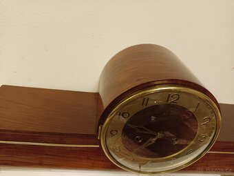 Gustav Becker krbové stolní hodiny starožitný - 6