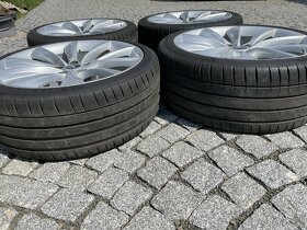 Sada Alu disky 21”+ pneu Tesla model S, Silver Turbine - 6