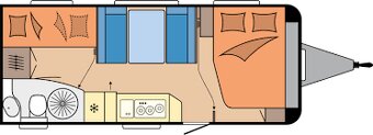 Hobby 545 KMF De Luxe edition Klima, Markiza, Mover, TV - 6