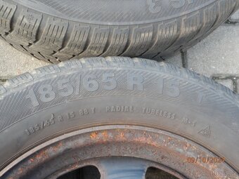 4x Obutá zimní sada kol na CITROEN C3 BARUM 185/65 R15 - 6