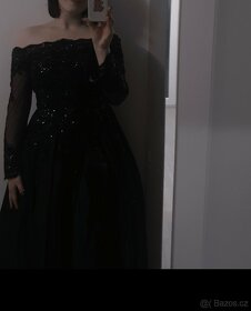 Plesové šaty černé - 6