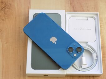 APPLE iPhone 13 mini 128GB Blue - ZÁRUKA - TOP STAV - 6