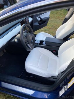 Tesla model 3 LR, záruka, autopilot, bílá kůže, 4x4 - 6