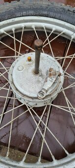 Zadní kolo jawa 90 s PNEU BARUM ENDURO 3.5 - 18 M13B - 6