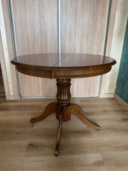 Rozkládací jídelní stůl WILLIAM ořech - 6